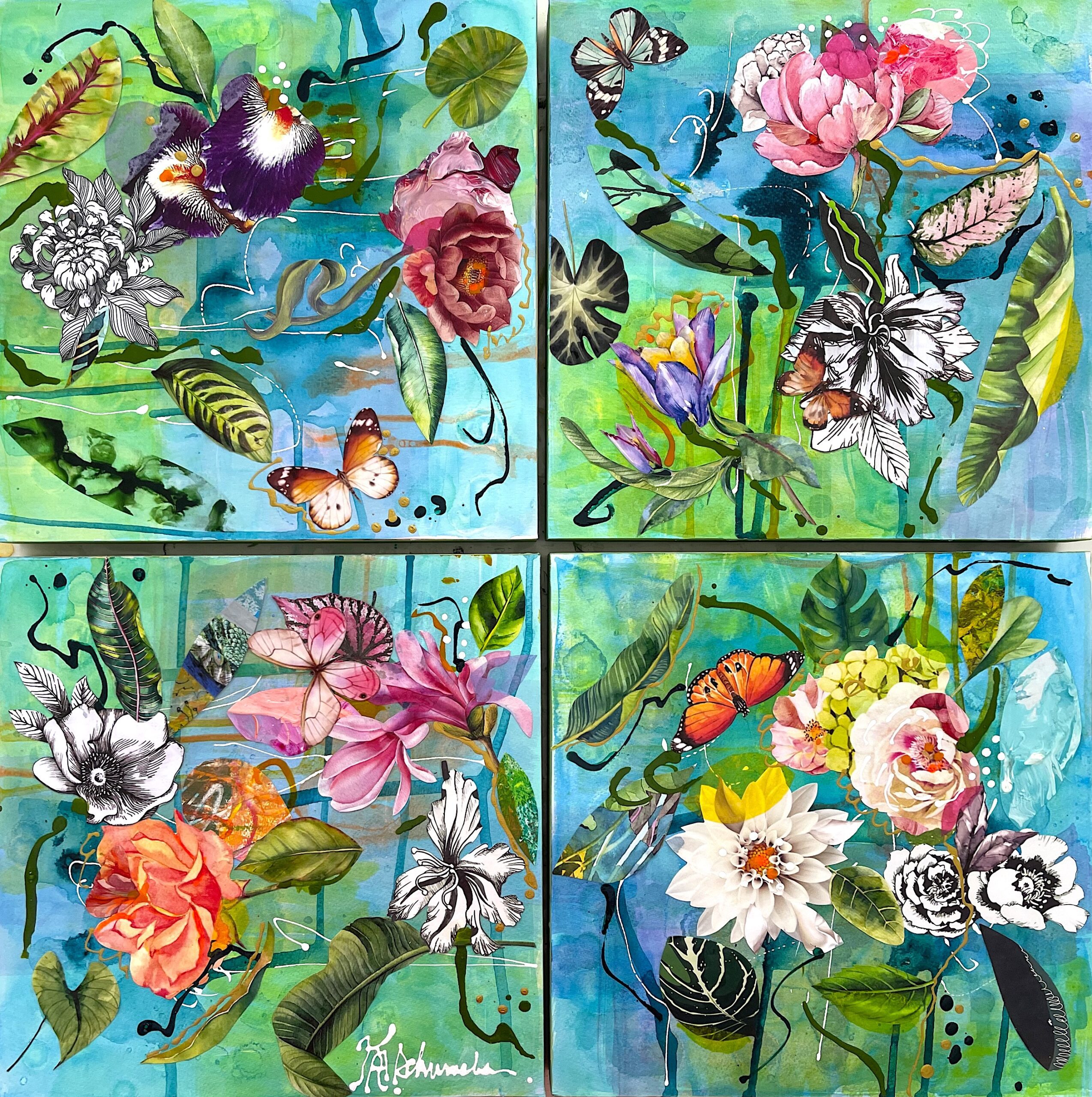 Jardin Des Papillons | Kathryn Schumacher Artist